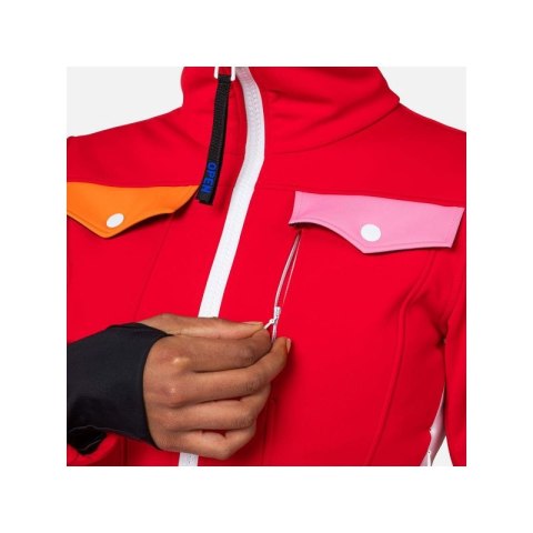 Kombinezon Rossignol W Sublim Insulated Overall czerwony Rossignol