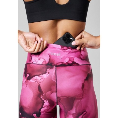 Legginsy CASALL Ultra High Waist Printed Tights różowy Casall