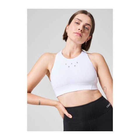 Biustonosz sportowy CASALL Iconic Longline Sports Bra biały Casall