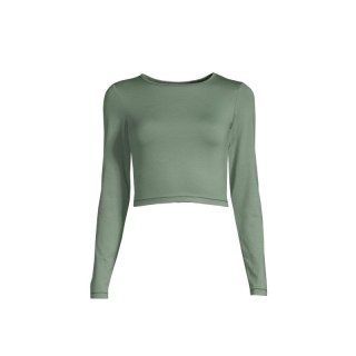 Koszulka CASALL Crop Long Sleeve dusty green Casall