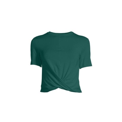 Koszulka CASALL Delight Short Wrap Tee zielony Casall
