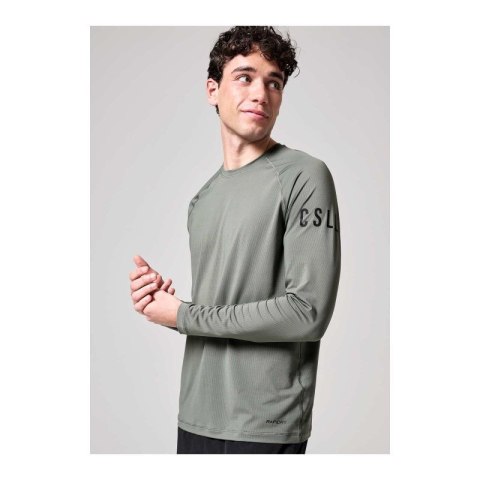 Koszulka CASALL M Rapidry Long Sleeve sage grey Casall