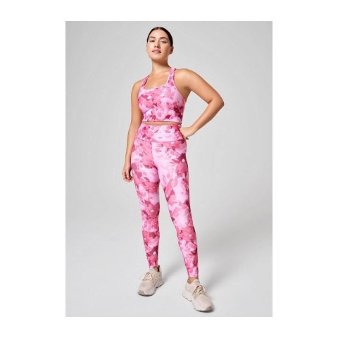 Legginsy CASALL Blossom High Waist Tights różowy Casall