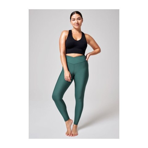 Legginsy CASALL Overlap High Waist Tights zielony Casall