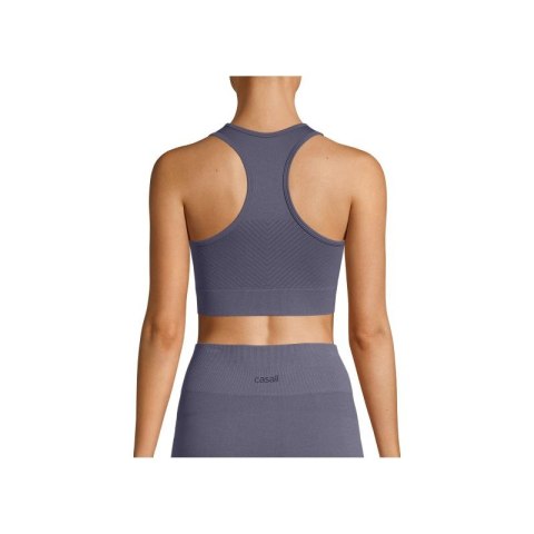 Top do ćwiczeń CASALL Essential Block Seamless Sport Top niebieski Casall