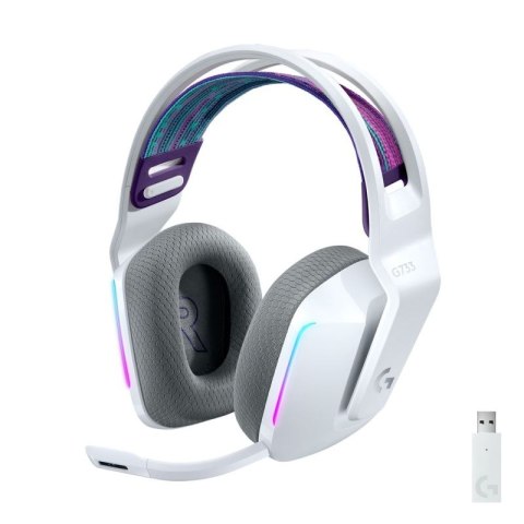 Słuchawki Logitech G733 Lightspeed Białe