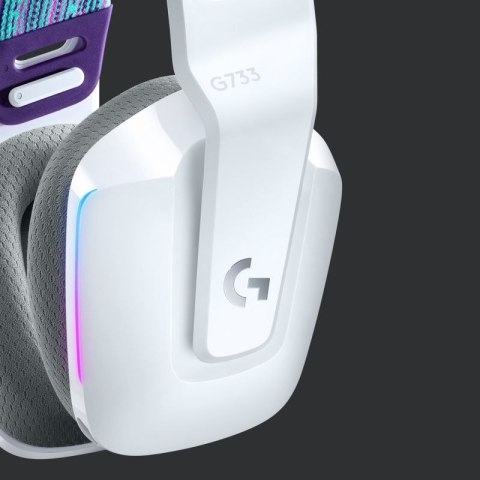 Słuchawki Logitech G733 Lightspeed Białe