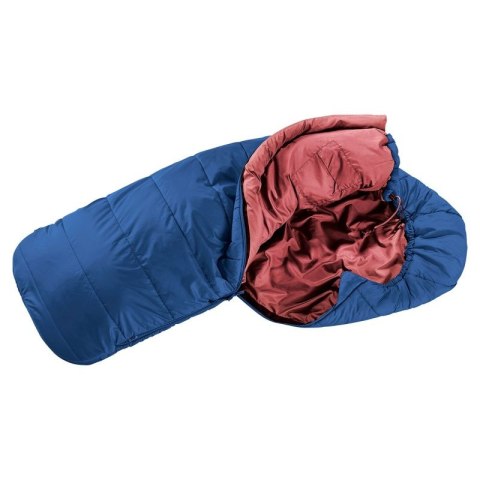 Śpiwór dziecięcy Deuter Starlight (130-170 cm) - nightblue/redwood
