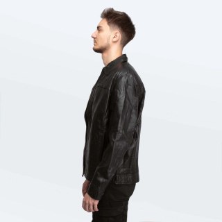Cameleon Men's Leather Jacket Richard Black