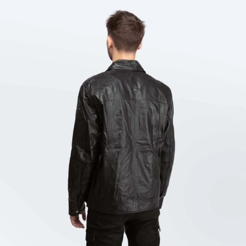 Cameleon Men's Leather Jacket Richard Black