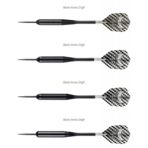 Rzutki Harrows Black Arrow Steeltip HS-TNK-000013143 Harrows