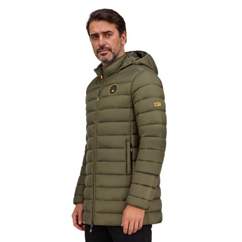 Kurtka męska Geographical Norway AMIGOMAP LONG HOOD DB KAKI MEN 233 KAKI (WZ5087H/GN-KAKI)