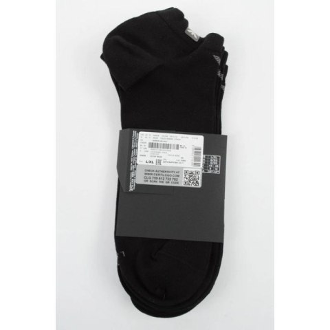Emporio Armani skarpety stopki Calza bawełna czarne wygodne 3-Pack Emporio Armani