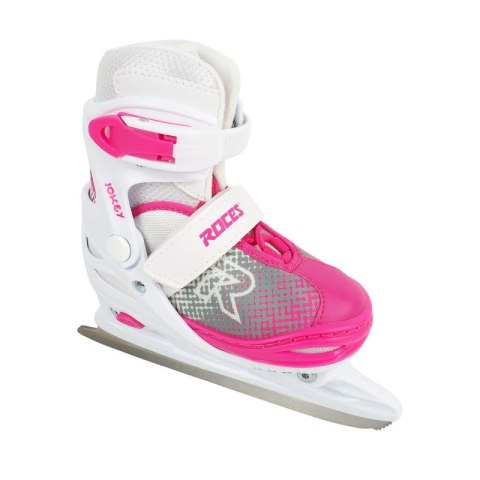 Łyżwy Roces Jokey Ice X biało-różowe 450746 001 Roces