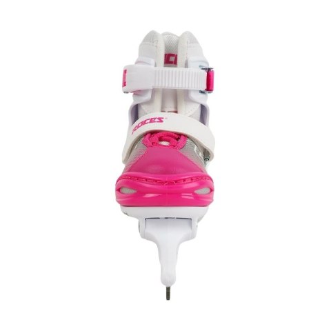 Łyżwy Roces Jokey Ice X biało-różowe 450746 001 Roces