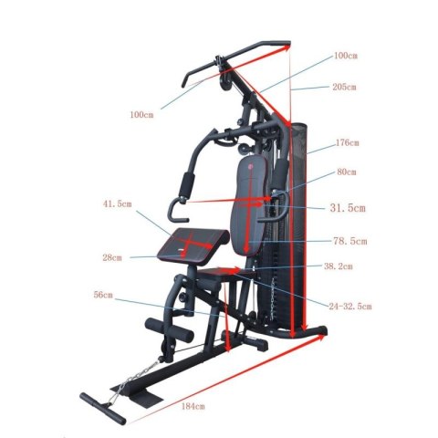 ATLAS TRENINGOWY SIŁOWNIA 5000 ENERO FIT Enero