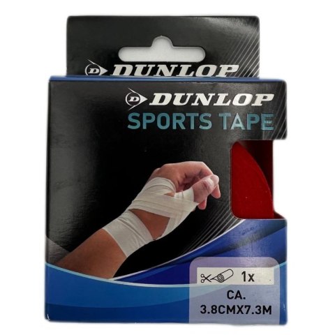 TAŚMA TEJP TAPE SPORTOWA KINESIOLOGICZNA 7,3Mx3,8CM DUNLOP CZERWONY Dunlop