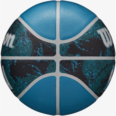 PIŁKA DO KOSZYKÓWKI WILSON NBA DRV PLUS VIBE WZ3012602XB7 R.7 czarno niebieska Wilson