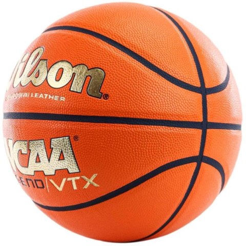 PIŁKA DO KOSZYKÓWKI WILSON NCAA LEGEND VTX BSKT ORANGE/GOLD R.7 Legend