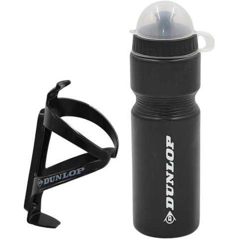 BIDON ROWEROWY DUNLOP 750ML Z KOSZYKIEM CZARNY Dunlop