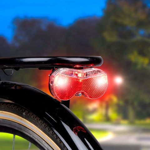 LAMPKA ROWEROWA NA TYŁ 3 LED DUNLOP Dunlop