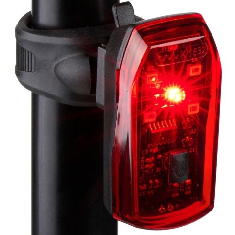 LAMPKA ROWEROWA NA TYŁ 5 LED FUNKCJA STOP CERTYFIKAT DUNLOP Dunlop