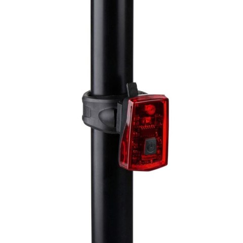 LAMPKA ROWEROWA NA TYŁ LED USB - C Z FUNKCJĄ STOP CERTYFIKAT DUNLOP Dunlop