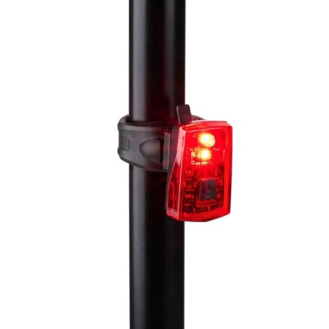 LAMPKA ROWEROWA NA TYŁ LED USB - C Z FUNKCJĄ STOP CERTYFIKAT DUNLOP Dunlop