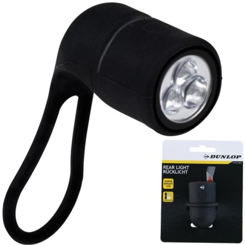 LAMPKA ROWEROWA NA TYŁ SILIKONOWA DUNLOP Dunlop