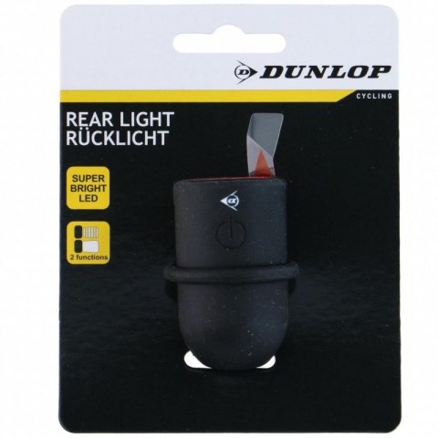 LAMPKA ROWEROWA NA TYŁ SILIKONOWA DUNLOP Dunlop