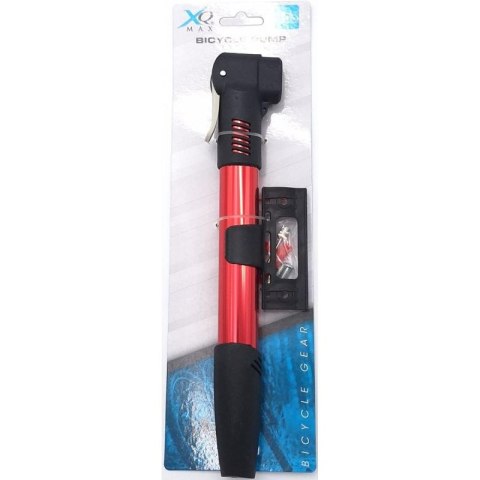 POMPKA ROWEROWA MINI ALU XQMAX CZERWONA XQMAX