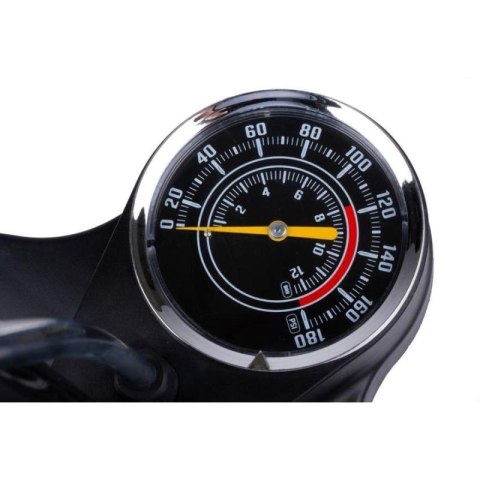 POMPKA WARSZTATOWO ROWEROWA 180PSI (12BAR) Z MANOMETREM XQMAX PRO XQMAX