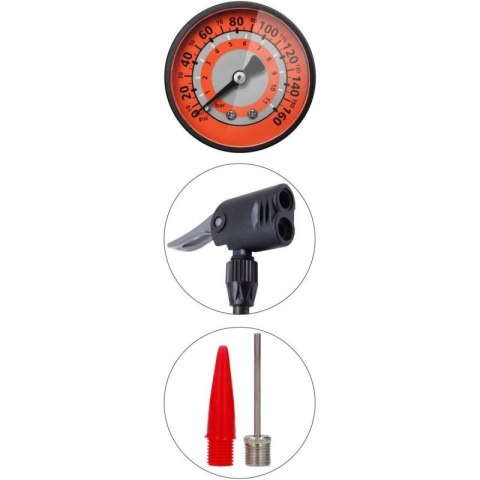 POMPKA WARSZTATOWO ROWEROWA XQMAX PRO 160Psi (11Bar) Z MANOMETREM MAŁA PODSTAWA XQMAX