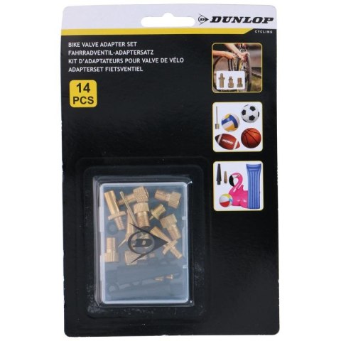 ZESTAW 14 ADAPTERÓW DO POMPEK DUNLOP Dunlop