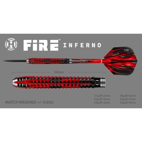 Rzutki Harrows Fire Inferno 90% Steeltip HS-TNK-000013898 Harrows