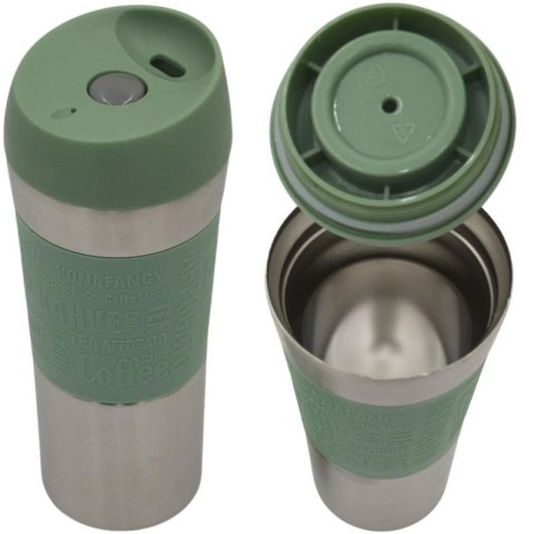 KUBEK TERMICZNY TURYSTYCZNY EXCELLENT HOUSEWARE 350L ZIELONY Excellent houseware
