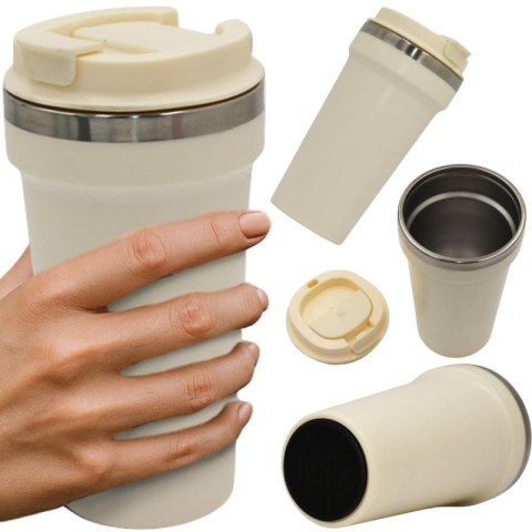 KUBEK TERMICZNY TURYSTYCZNY EXCELLENT HOUSEWARE 500ML - ECRU Excellent houseware