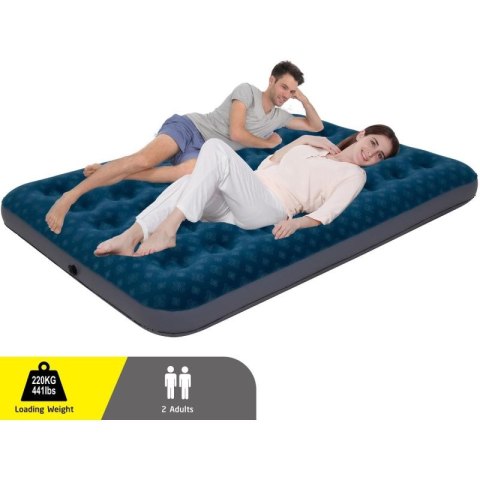 MATERAC FLOKOWANY 2-OSOBOWY Z NADRUKIEM 3D 191x137x22CM 24495