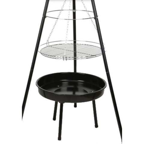 GRILL OGRODOWY WISZĄCY NA TRÓJNOGU 52CM