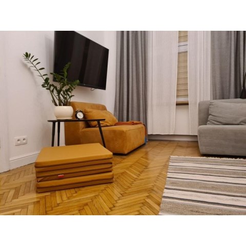 MATERAC GIMNASTYCZNY SKŁADANY BRĄZOWY 180CM BENCHK Benchk
