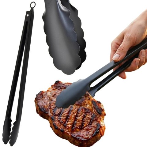 SZCZYPCE DO GRILLA Z POWŁOKĄ NIEPRZYWIERAJĄCĄ 44CM
