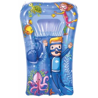 MATERAC PLAŻOWY Z OKIENKIEM PODWODNY ŚWIAT 74x48CM 37591 - NIEBIESKI Jilong