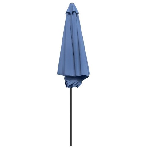 PARASOL OGRODOWY 300CM SKŁADANY GRANATOWY