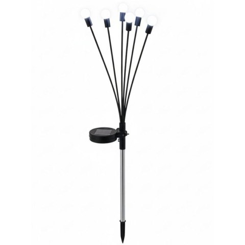 LAMPA SOLARNA TAŃCZĄCE NA WIETRZE KULECZKI BIAŁE 6 LED 72CM ZIMNY BIAŁY