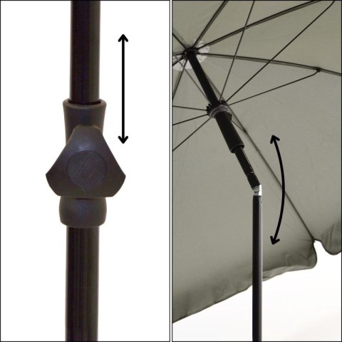 PARASOL OGRODOWY 185CM ZIELONY