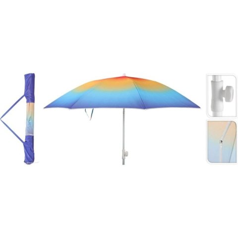 PARASOL PLAŻOWY OGRODOWY 180CM RAINBOW