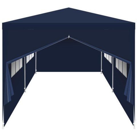 PAWILON NAMIOT OGRODOWY CATERINGOWY PE 6x3M + 6 ŚCIANEK GRANATOWY