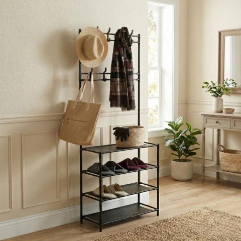 WIESZAK NA UBRANIA POJEDYNCZY I 4 PÓŁKI EXCELLENT HOUSEWARE