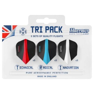 Piórka Harrows TRI PACK Retina 3x3 Harrows