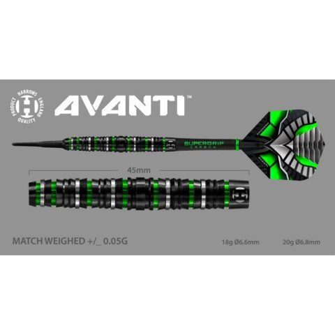 Rzutki Harrows Avanti 90% Softip HS-TNK-000016022 Harrows